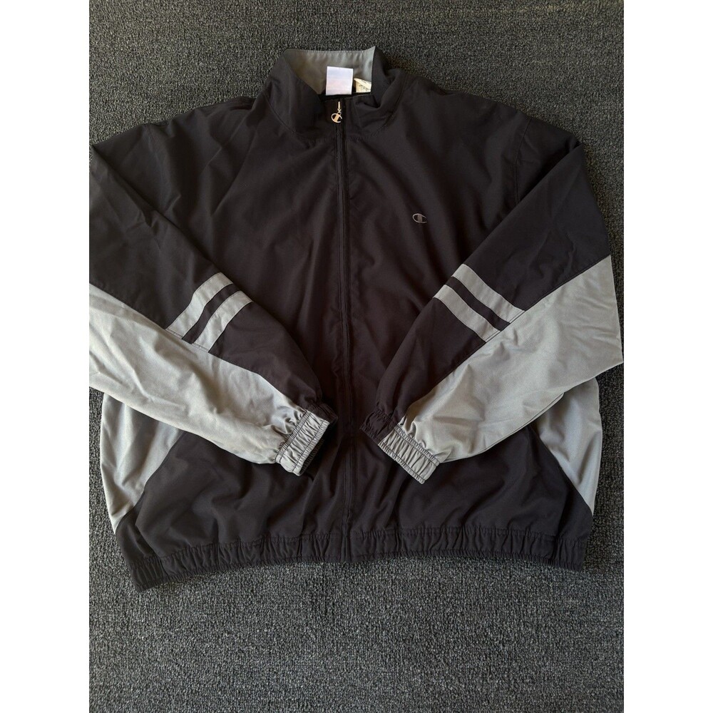 Vintage Champion Authentic Athletic Apparel Windbreaker Track Jacket Men’s XXL